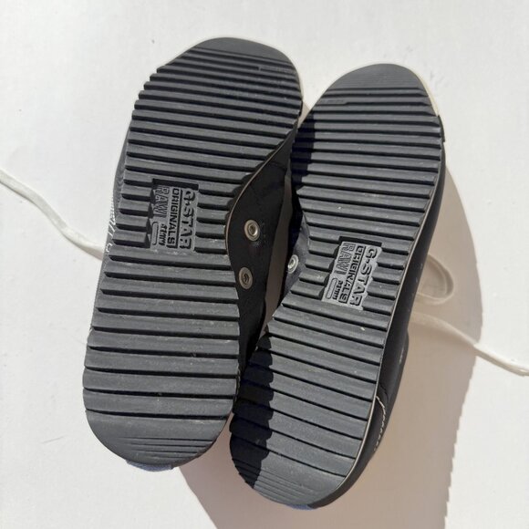 G-Star Black Embroidered Logo Sneakers RARE - Picture 14 of 14